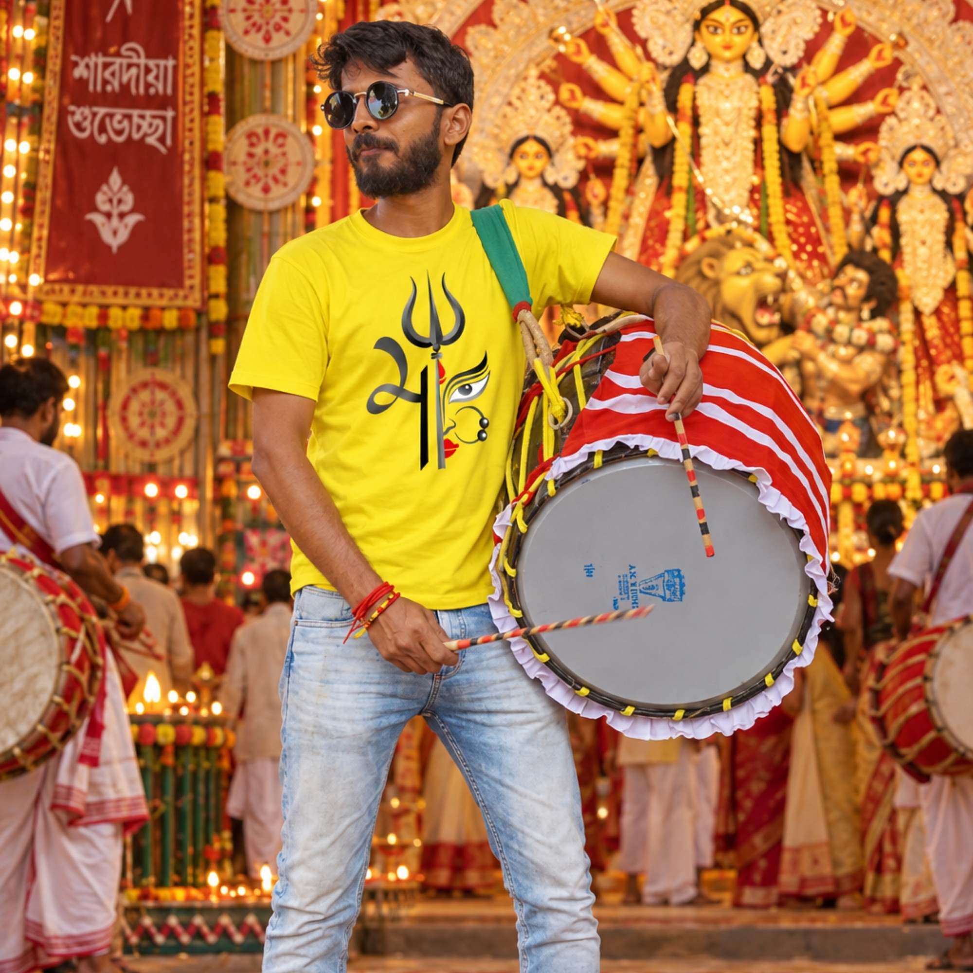 13 Bengali T-Shirt - Durga Maa 1